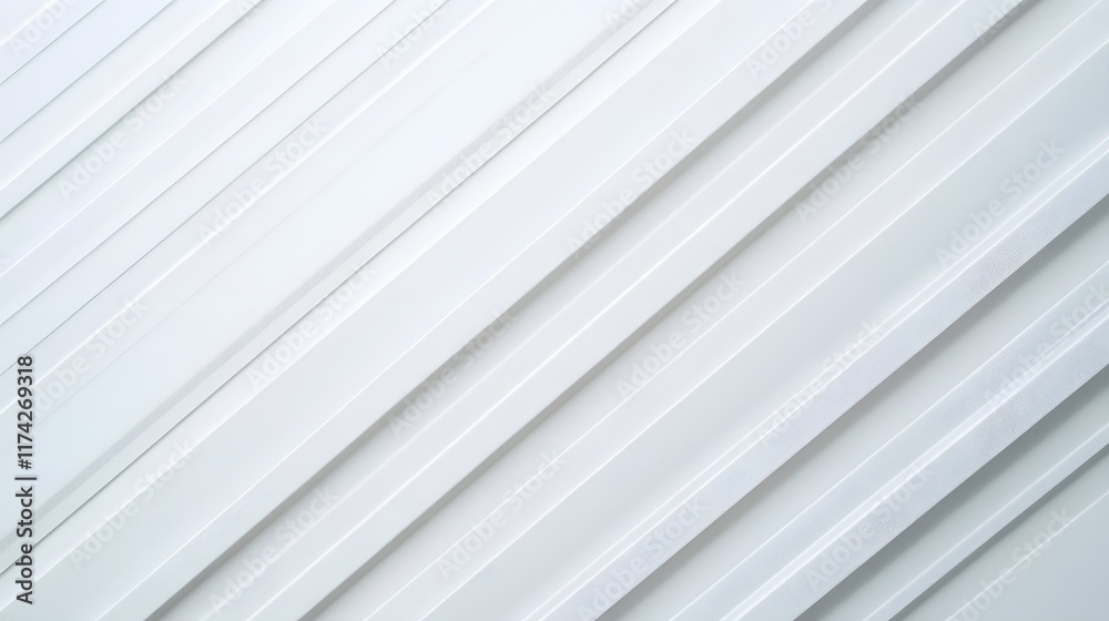 Fototapeta premium Diagonal White Panel Texture