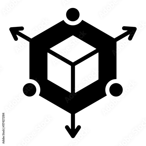 3D Modeling Icon