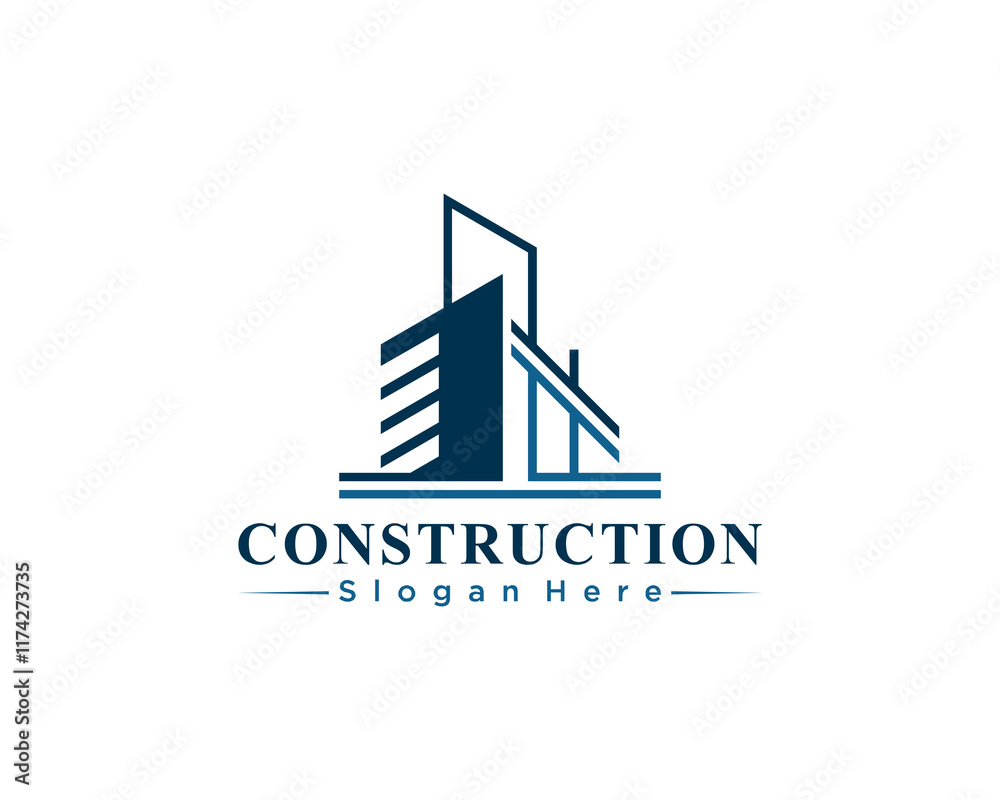 Obraz premium Building construction logo