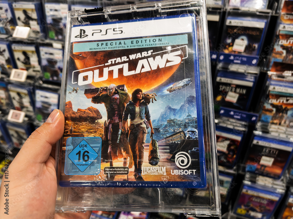 Naklejka premium Star Wars Outlaws PS5 Special Edition Video Game