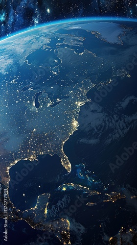 View of Earth from space