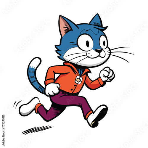 A Cat Runs for Mayor on white background