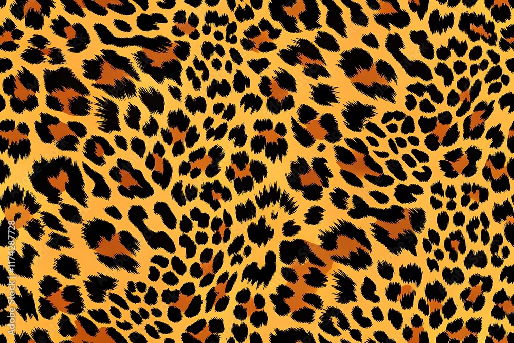Trendy leopard skin design pattern. Trendy leopard skin design pattern.