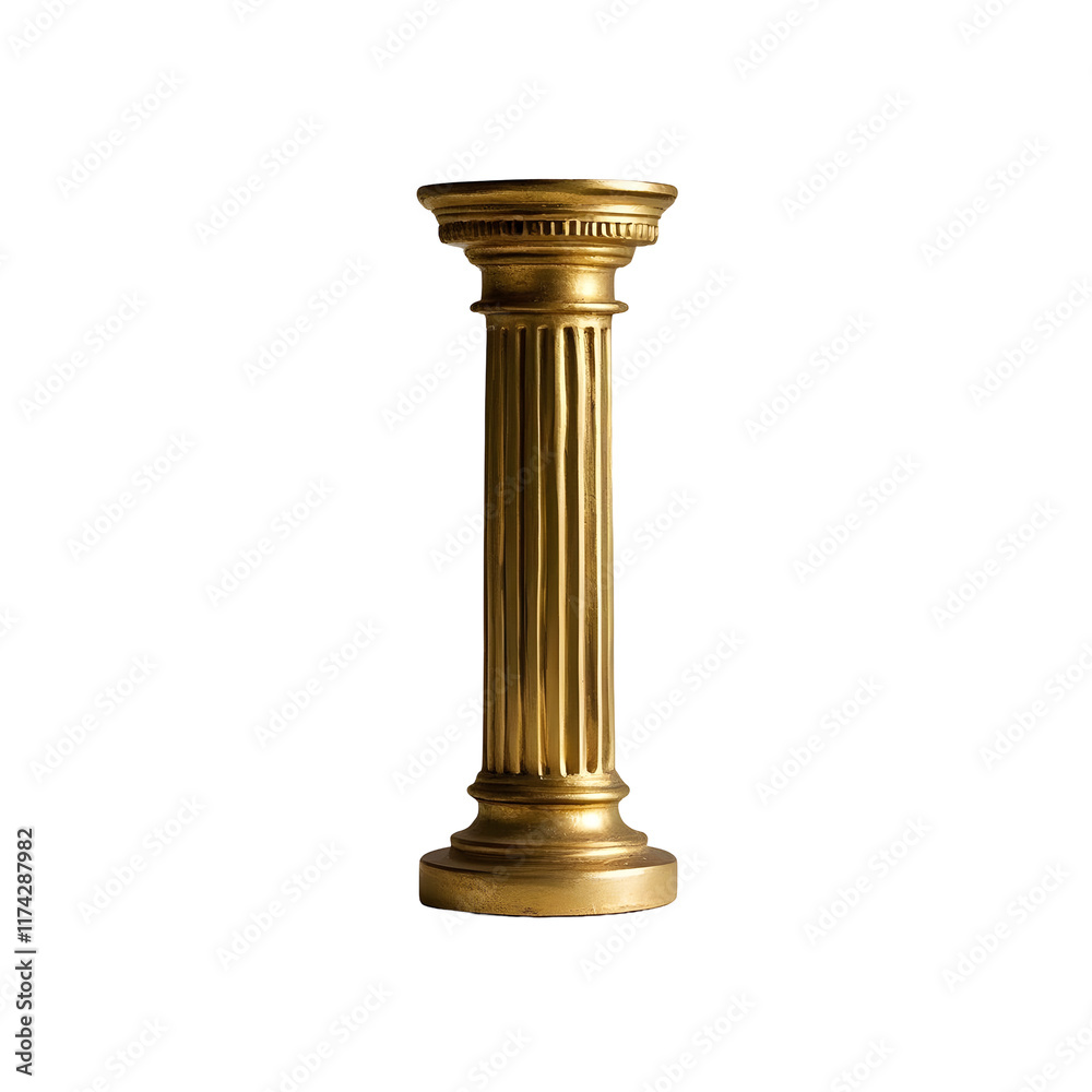 Antique gold pillar Antique gold pillar
