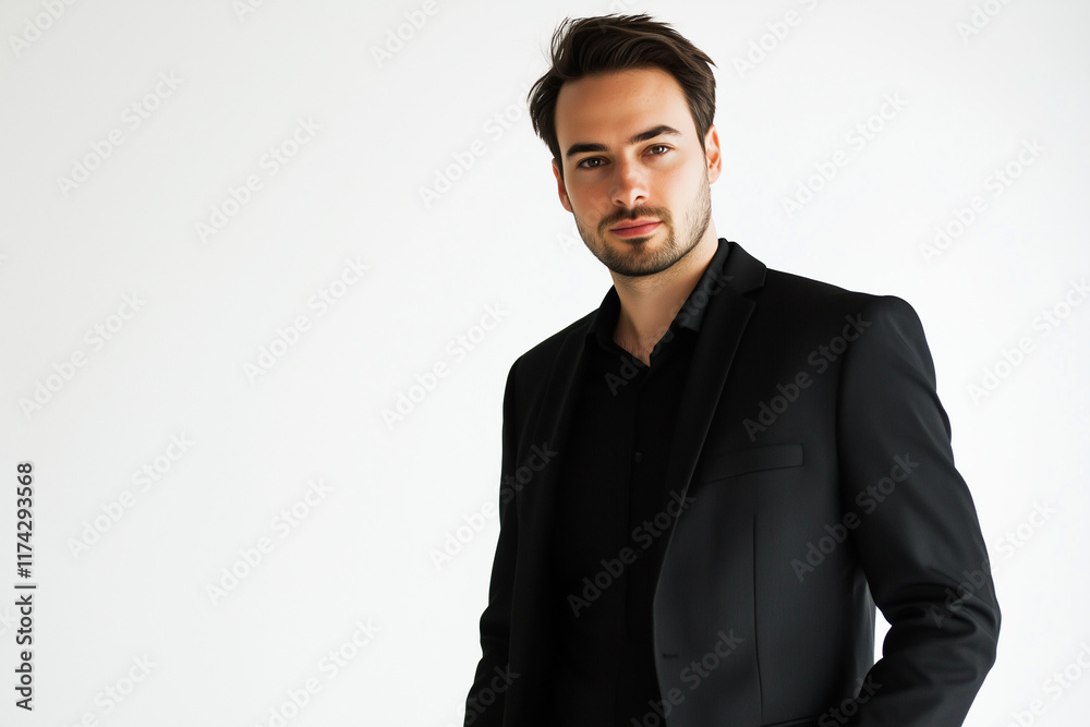 Portait of handsom man. Generative Ai.
Portait of handsom man. Generative Ai.