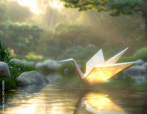 Origami Crane Serenity photo