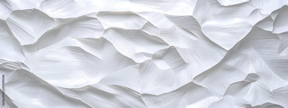 Obraz premium Sculpted Acrylic Texture Abstract Geometric Background for Advertising Banners and Designs