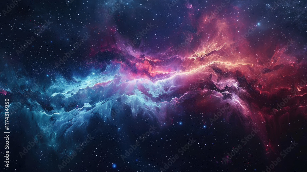 Fototapeta premium space galaxy background