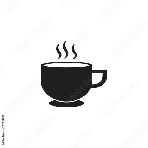 A cup of coffee logo vector