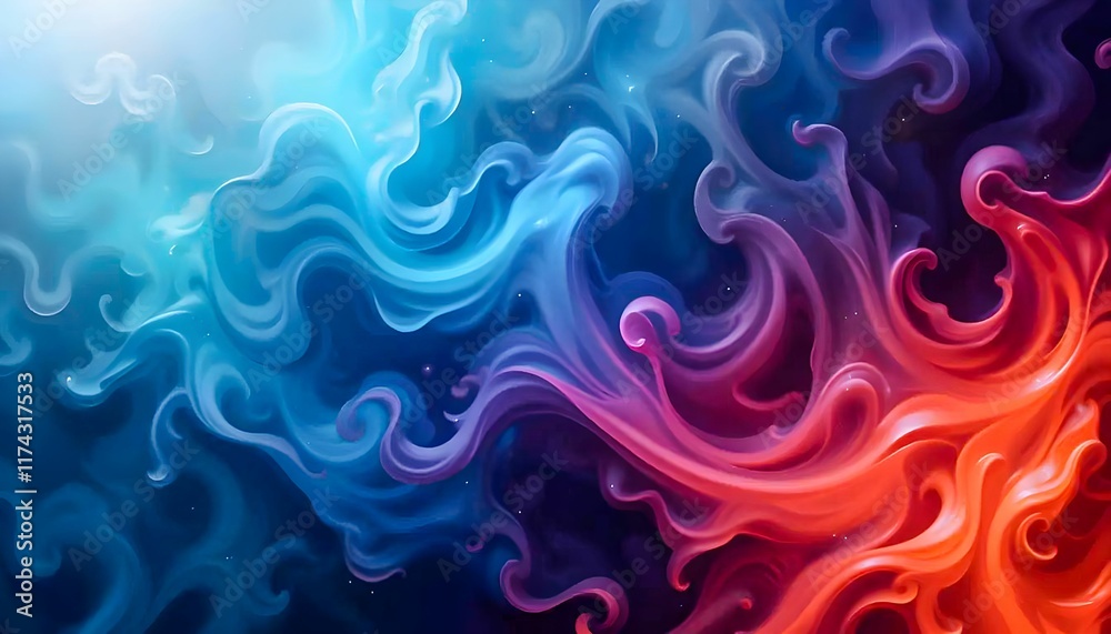 a mesmerizing abstract artwork featuring swirling, dynamic forms in vibrant shades of blue and red a mesmerizing abstract artwork featuring swirling, dynamic forms in vibrant shades of blue and red