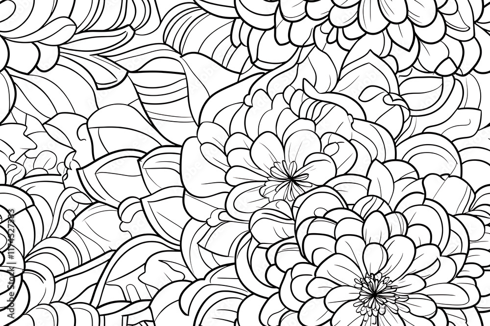 Mandala created with clean, detailed contour lines, showcasing symmetrical geometric and floral patterns. Minimalistic design with an artistic, balanced aesthetic Mandala created with clean, detailed contour lines, showcasing symmetrical geometric and floral patterns. Minimalistic design with an artistic, balanced aesthetic