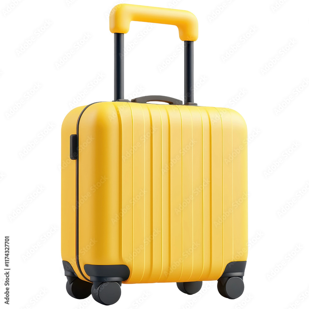 Bright Yellow Hard Shell Carry-On Luggage Bright Yellow Hard Shell Carry-On Luggage