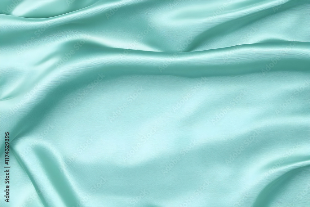 Teal Silk Fabric Texture Background Illustration Teal Silk Fabric Texture Background Illustration