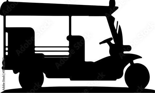 tuk tuk vector illustration isolated on background