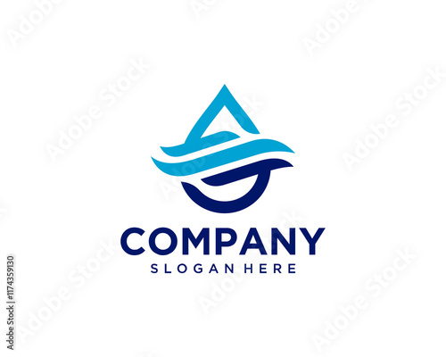 Water drop logo