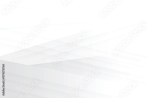 Gray and white diagonal line architecture geometry tech abstract subtle background vector illustration.