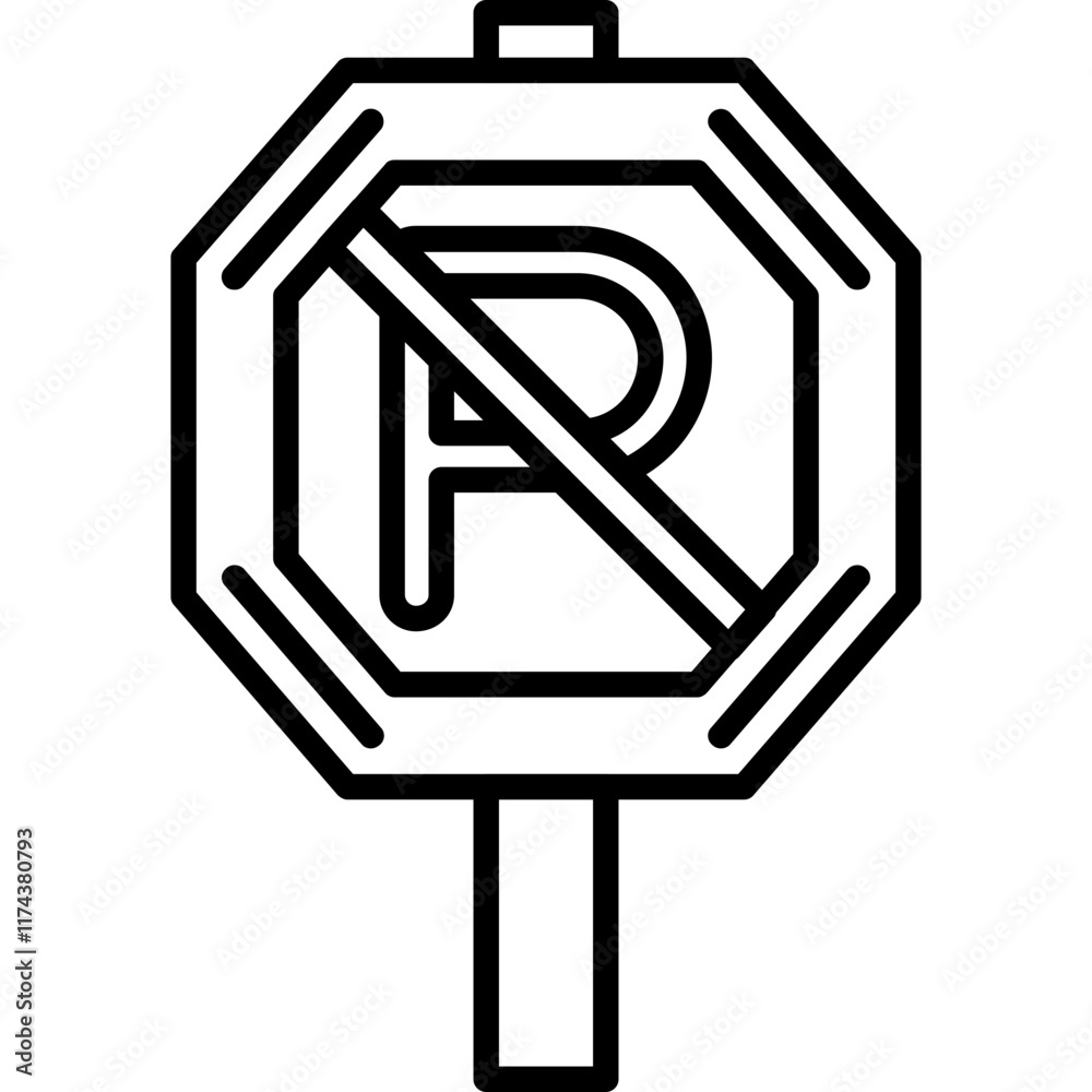 No Parking Icon