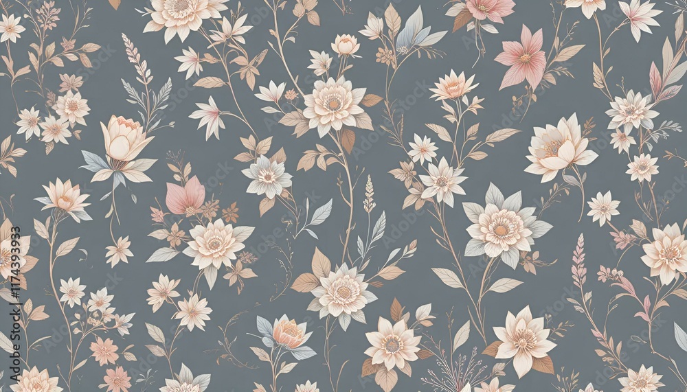 Fototapeta premium pattern with flowers