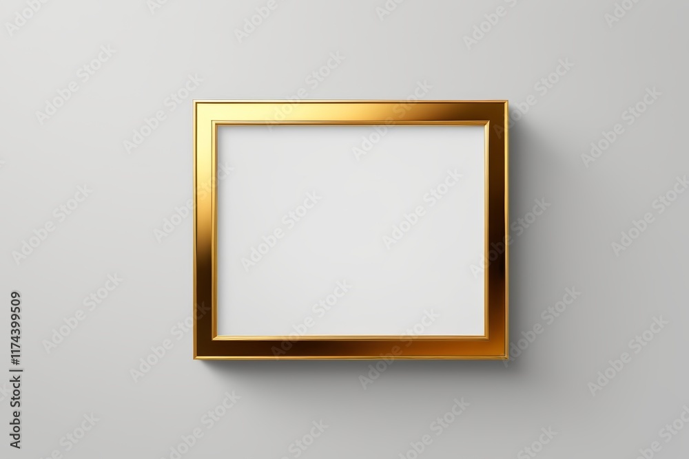 a close up of a golden frame on a wall with a white background a close up of a golden frame on a wall with a white background