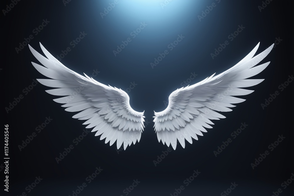 a close up of a white angel wings on a black background a close up of a white angel wings on a black background