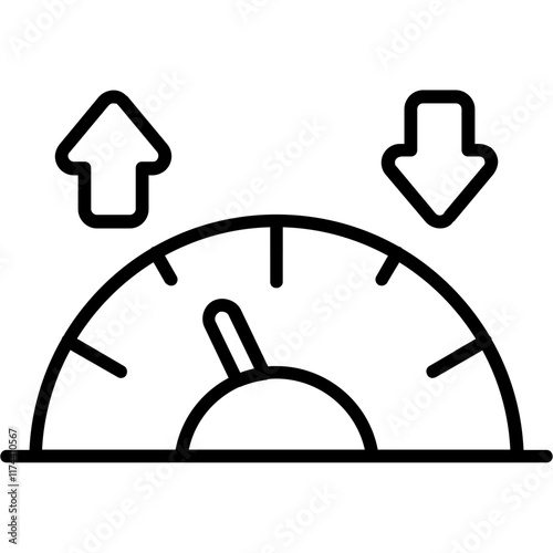 Speed bandwidth Icon