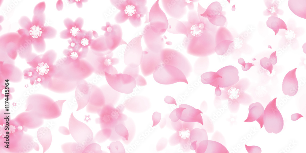 和柄 桜 春 背景 和柄 桜 春 背景