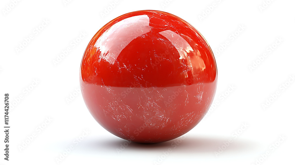 Shiny red sphere with subtle texture isolated on white background. Shiny red sphere with subtle texture isolated on white background.