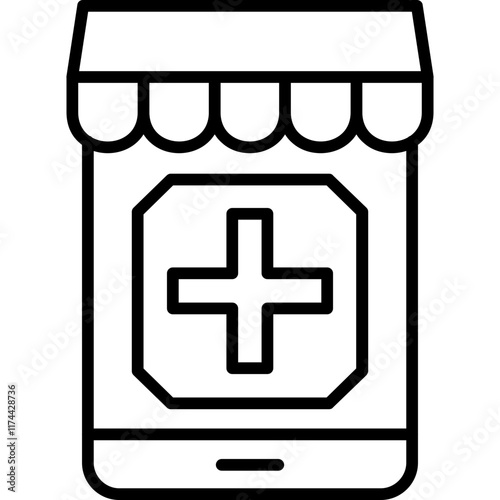 Online pharmacist Icon