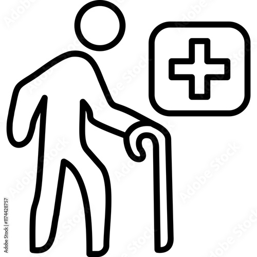 Geriatric care consultation Icon