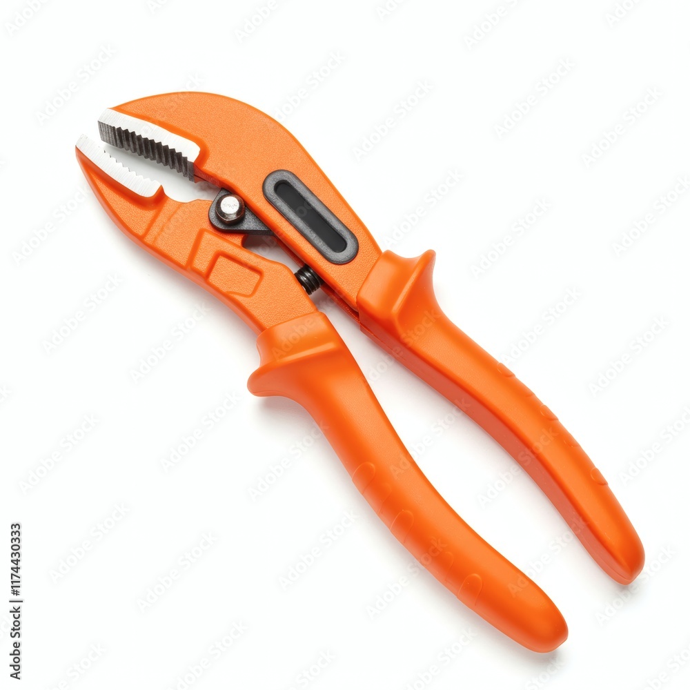 Orange Plastic Handled Slip Joint Pliers Professional Grade Tool for DIY and Repair Orange Plastic Handled Slip Joint Pliers Professional Grade Tool for DIY and Repair