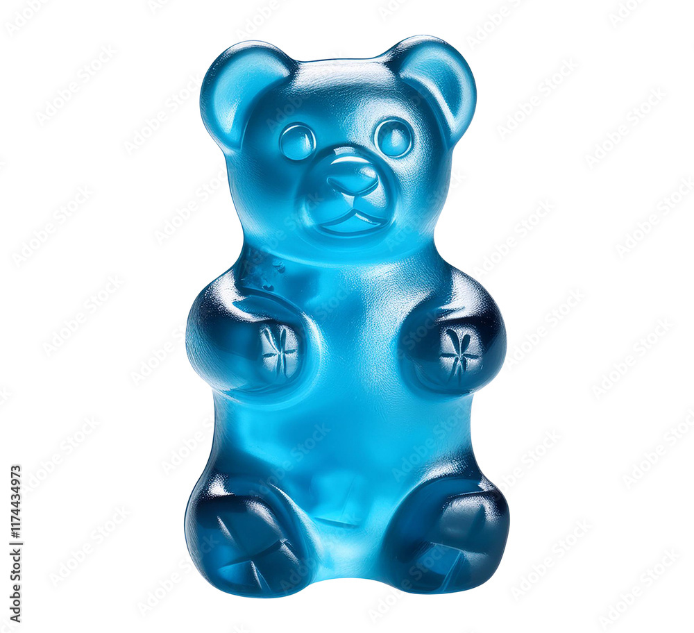 Jelly bear isolated on transparent background Jelly bear isolated on transparent background