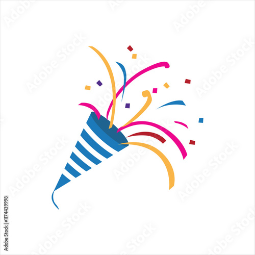 Vibrant Confetti Celebration Vector for Festive Occasions