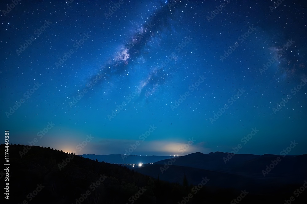 Fototapeta premium starry night sky