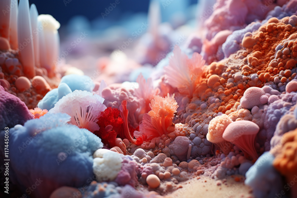 Photo & Art Print sand contains tiny ecosystems with microorganisms ...