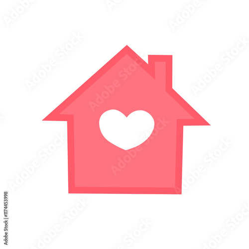 house with heart