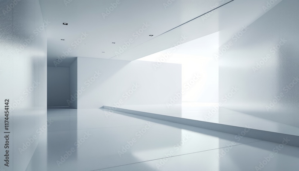 empty white room