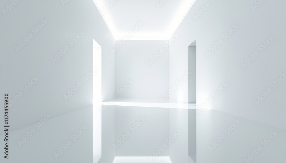 corridor with columns