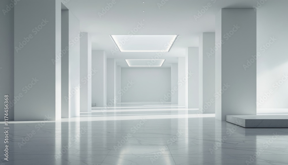 empty white room