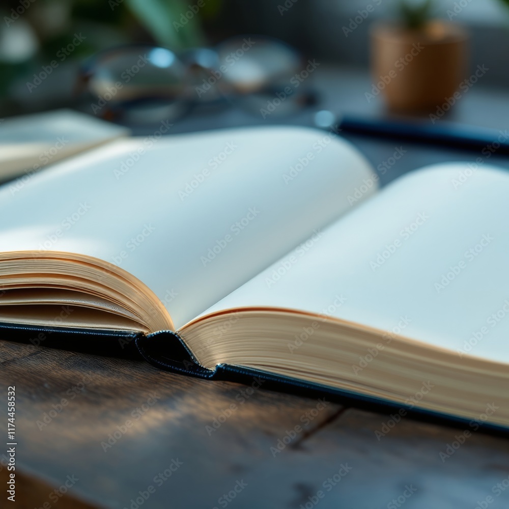 book and pen