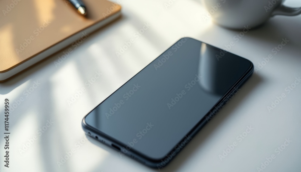 mobile phone with screen