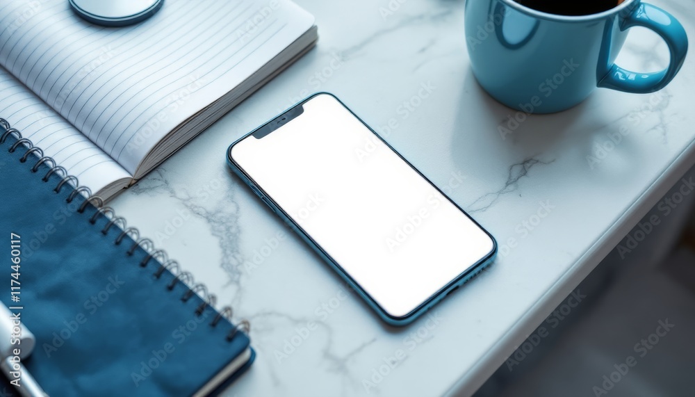 mouse and notebook