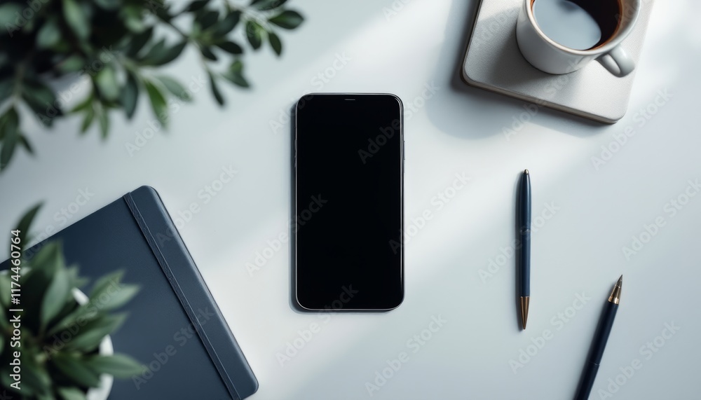 phone on the table
