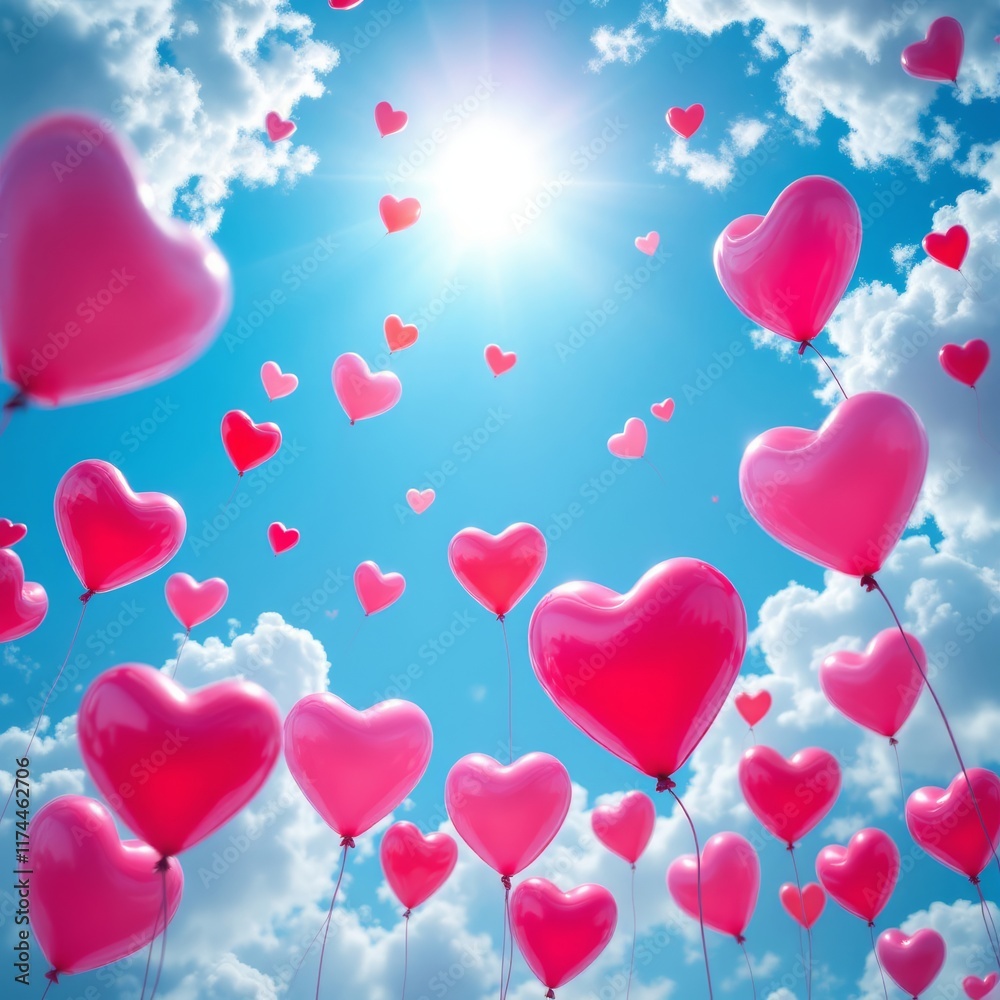 heart shaped balloons