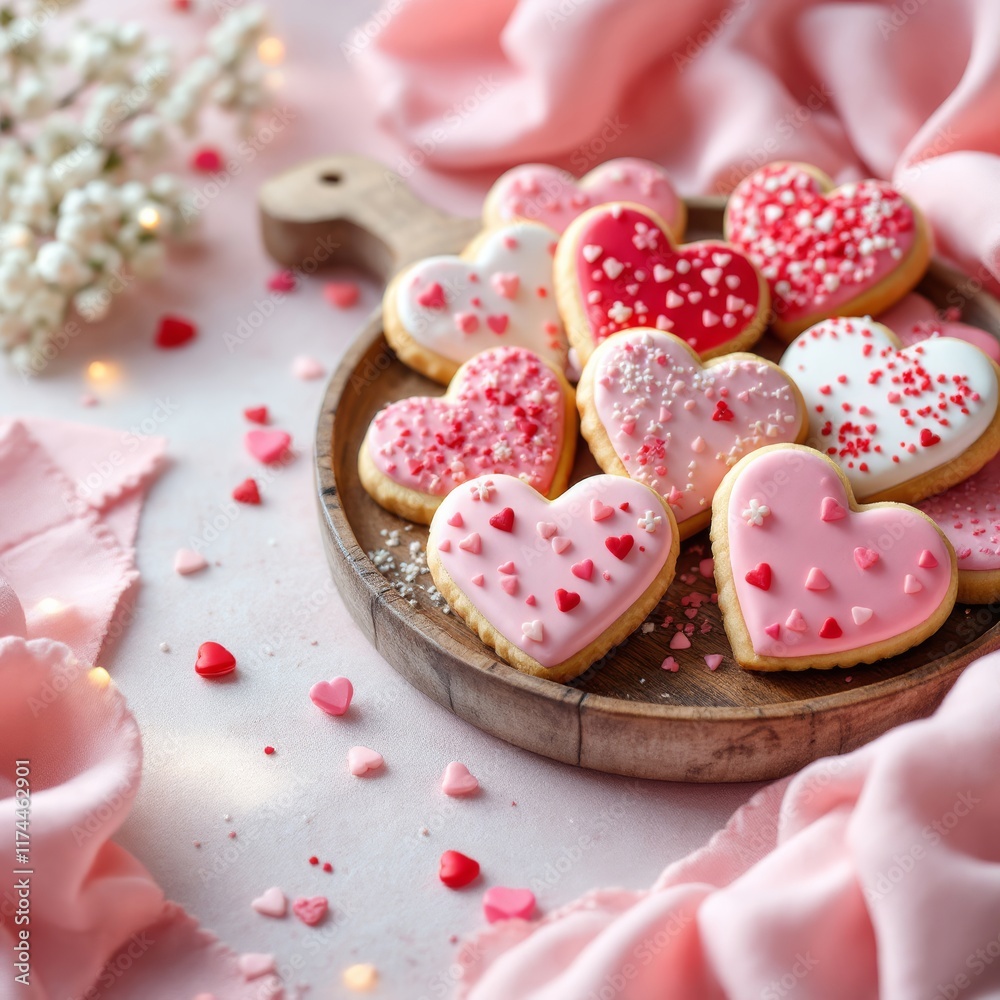 heart shaped cookies