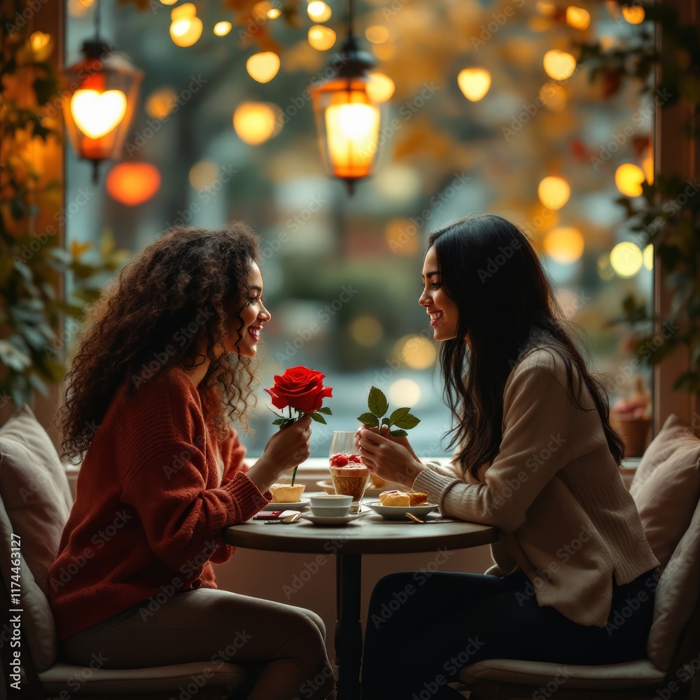 couple in restaurant