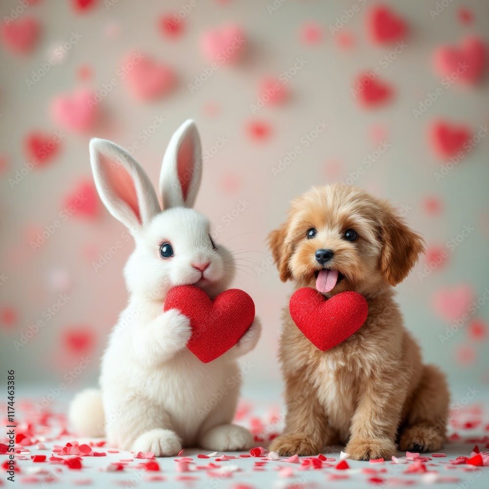 rabbit with heart