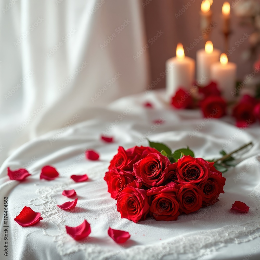 wedding cake with roses