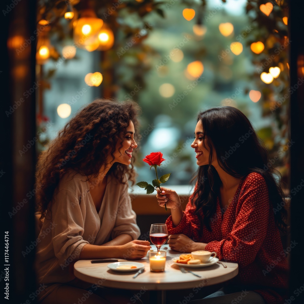 couple in restaurant