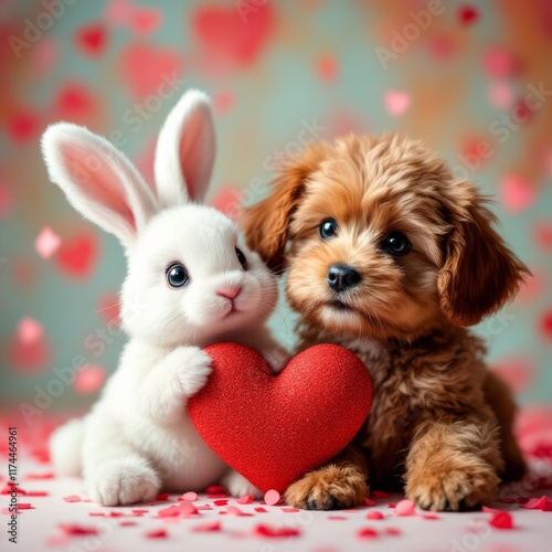 rabbit with heart