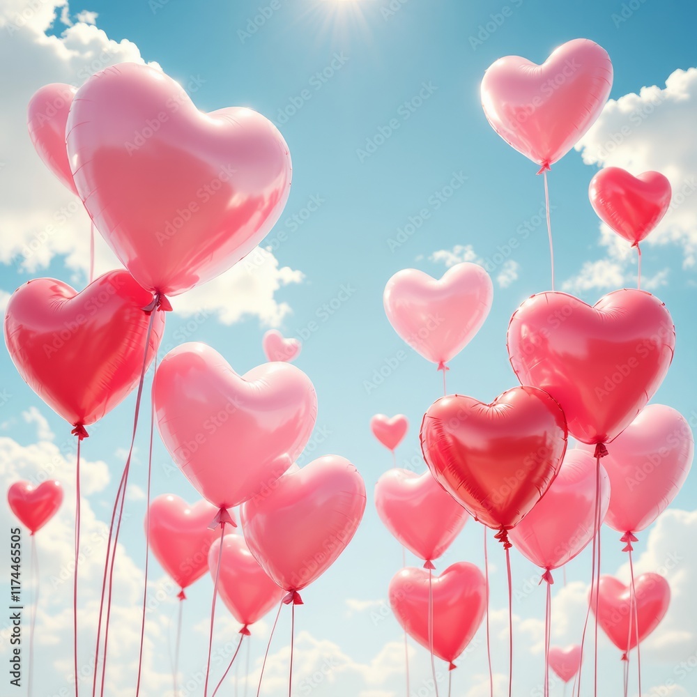 heart shaped balloons